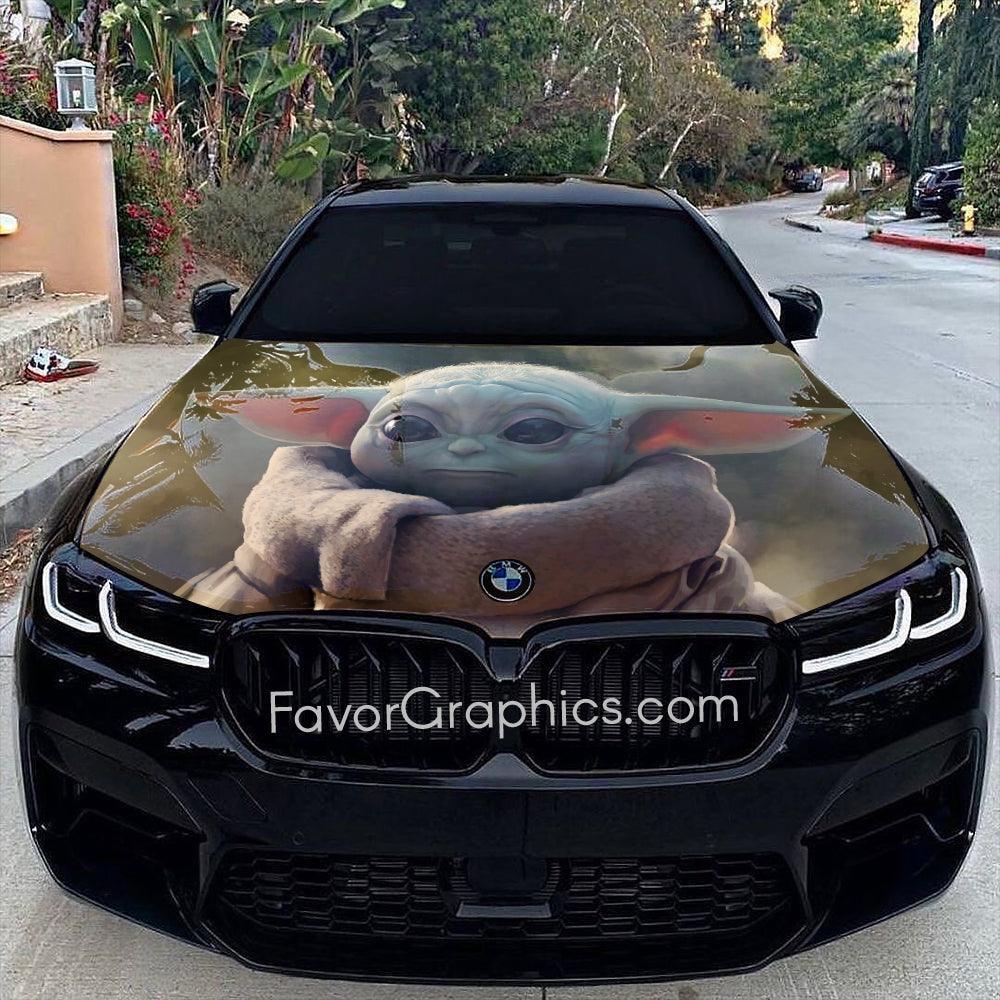 Star Wars Baby Yoda Vinyl Car Wraps on Autos, Trucks, and SUVs Favor Graphics