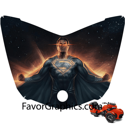 Superman Vinyl Hood Wrap Decal Sticker Can Am Spyder F3