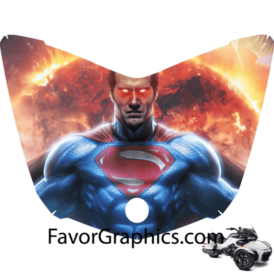 Superman Vinyl Hood Wrap Decal Sticker Can Am Spyder F3