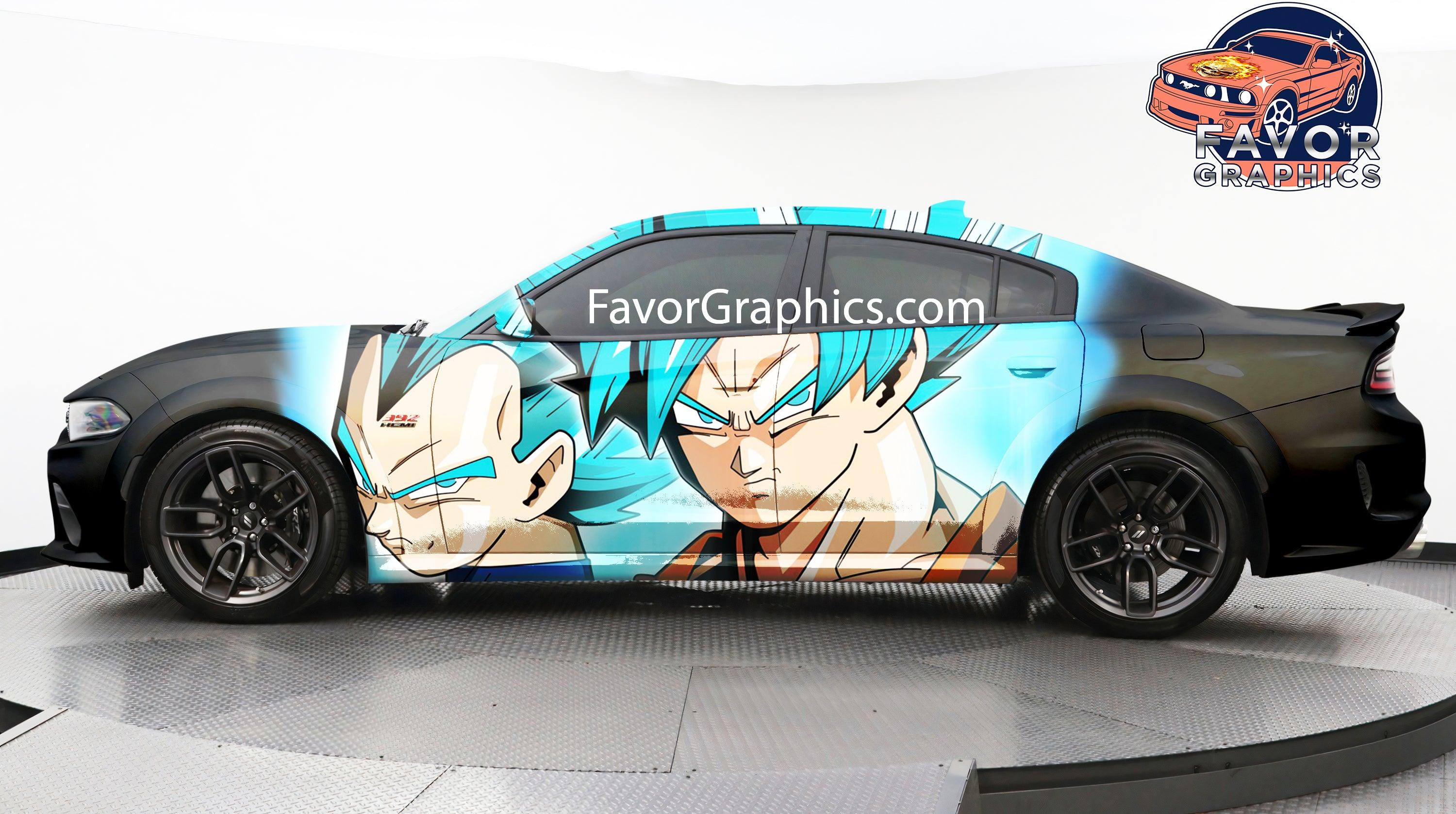 Goku BDZ ITASHA anime car wrap vinyl stickers Fit With Any Cars