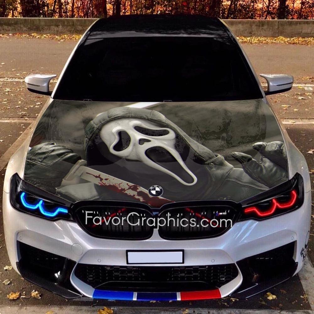 Ghost Face Scream Decal Car Wall Laptop Decal Vinyl Sticker Phone