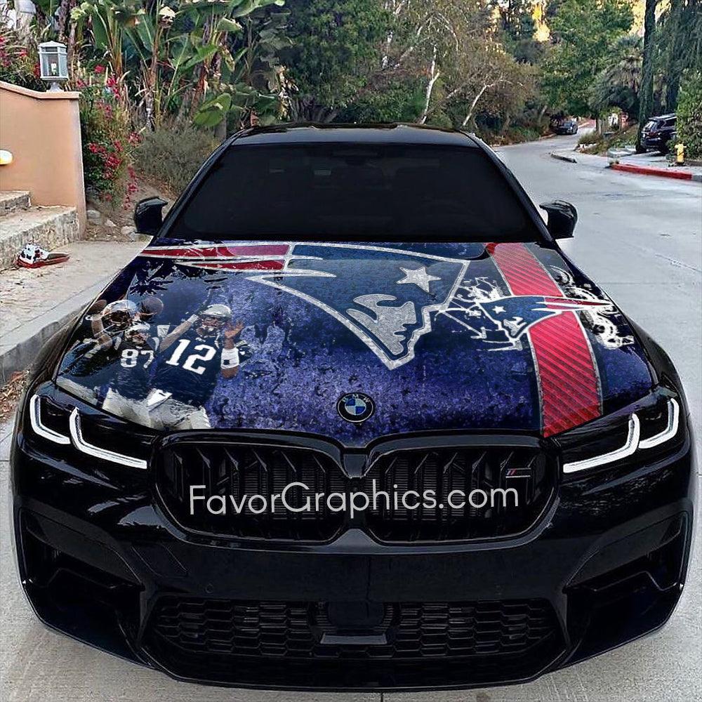 New England Patriots Itasha Car Vinyl Hood Wrap Decal Sticker – Favor  Graphics