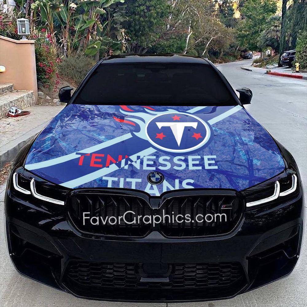 Tennessee Titans Itasha Car Vinyl Hood Wrap Decal Sticker