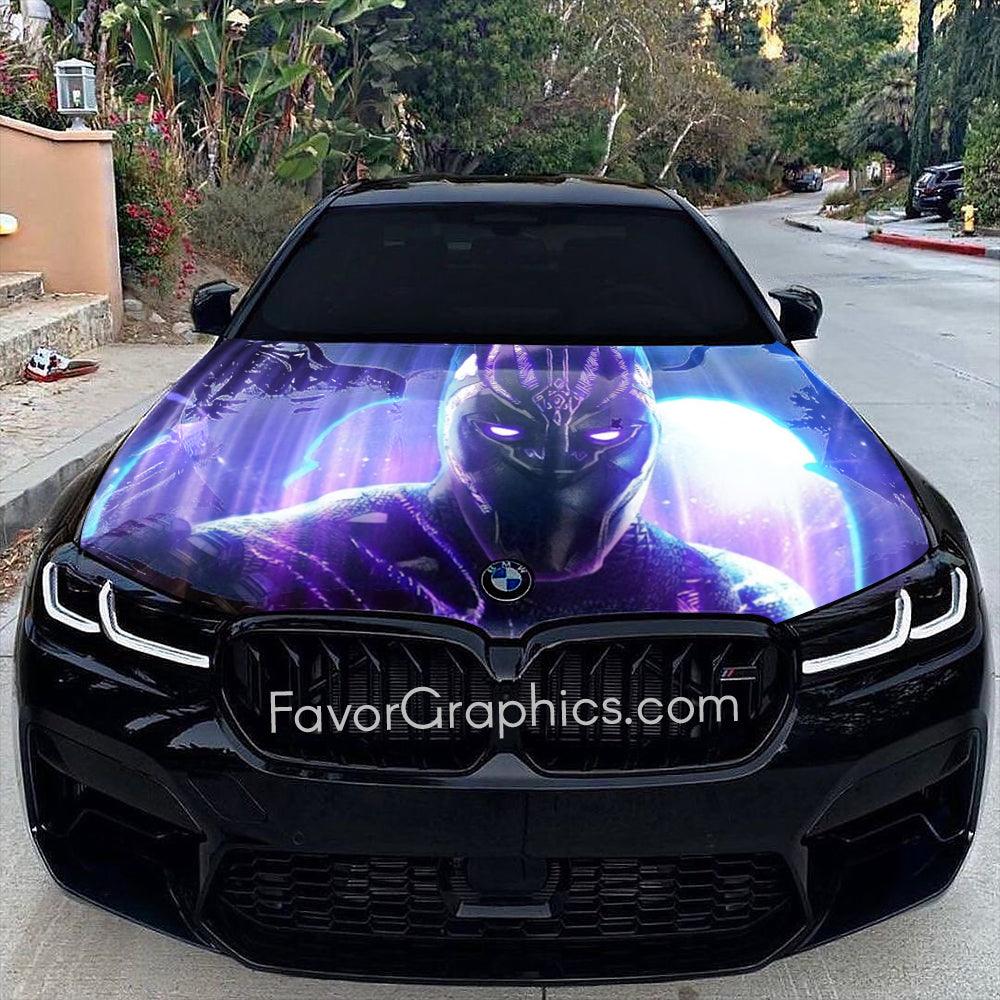AuMoHall Panther Graphics Car Decal Black Car Hood Vinyl Sticker Universal  Car Body Side Decal 17.83'' x 11.02'', Panther