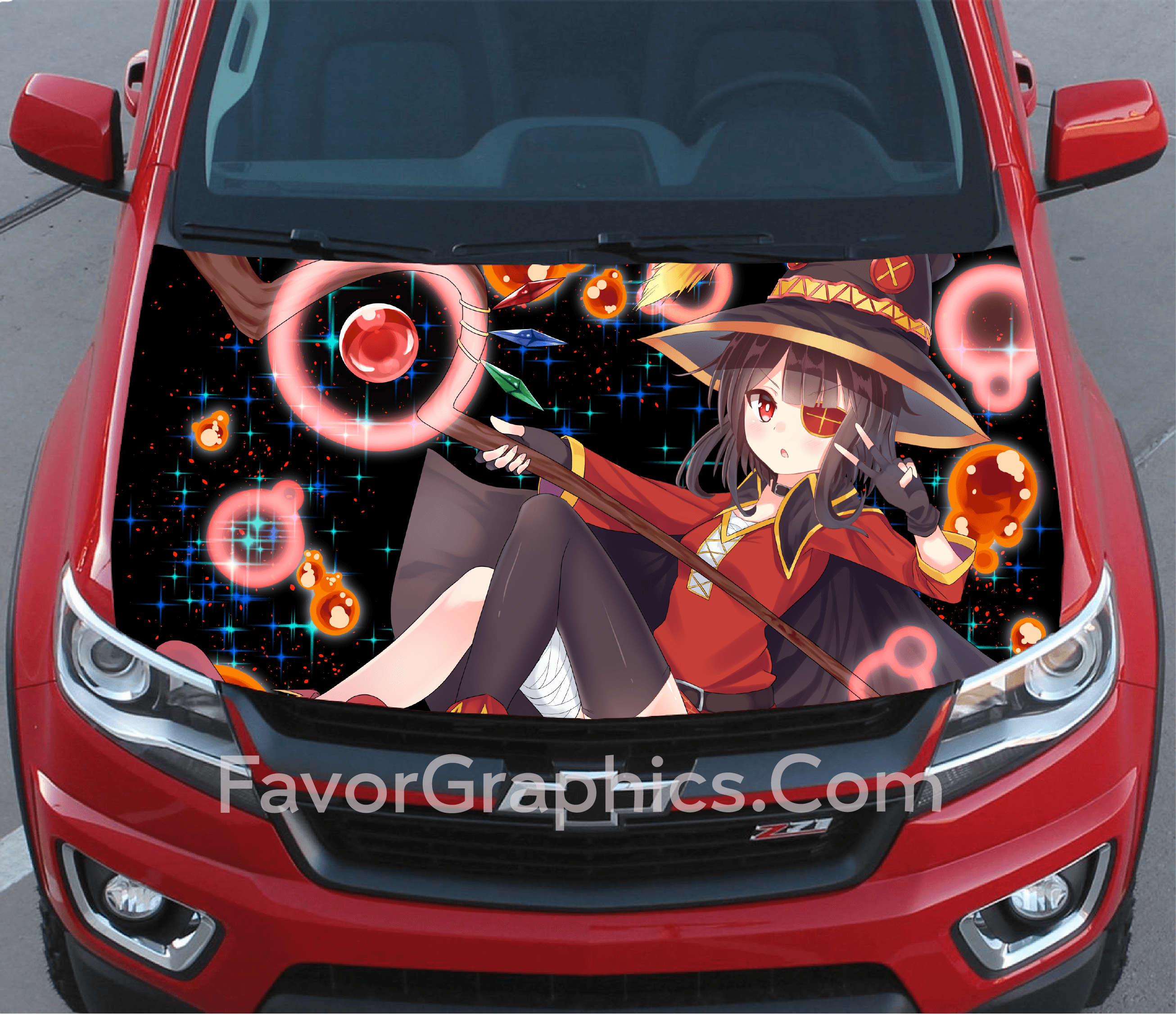 Konosuba - Megumin Anime Decal Sticker for Car/Truck/Laptop – KyokoVinyl