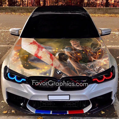 Arm Your Vehicle with Reiner Braun Attack on Titan Car Wraps