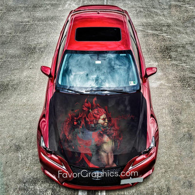 Akuma Street Fighter Vinyl Car Wraps on Autos, Trucks, and SUVs