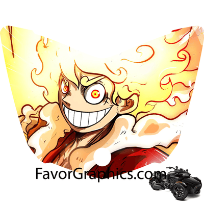 Monkey D. Luffy One Piece Vinyl Hood Wrap Decal Sticker Can Am Spyder F3