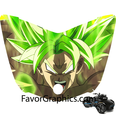 Broly Dragon Ball Vinyl Hood Wrap Decal Sticker Can Am Spyder F3