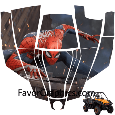 Spider-Man Vinyl Hood Wrap Decal Sticker Can Am Commander