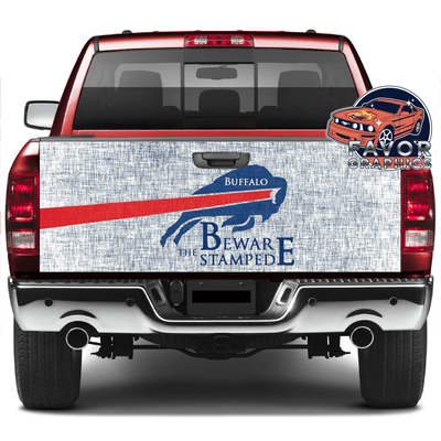 Buffalo Bills Tailgate Wraps For Trucks SUV Vinyl Wrap