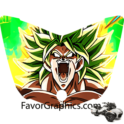 Broly Dragon Ball Vinyl Hood Wrap Decal Sticker Can Am Spyder F3