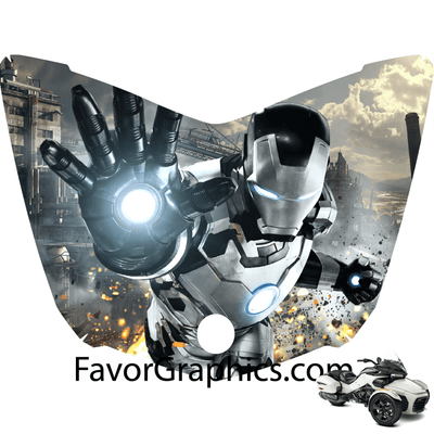 Iron Man Vinyl Hood Wrap Decal Sticker Can Am Spyder F3