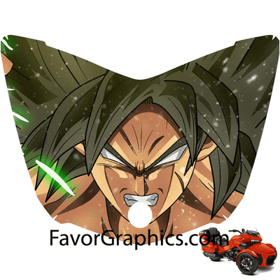 Broly Dragon Ball Vinyl Hood Wrap Decal Sticker Can Am Spyder F3