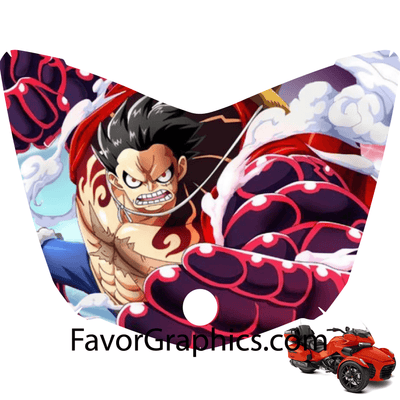 Monkey D. Luffy One Piece Vinyl Hood Wrap Decal Sticker Can Am Spyder F3