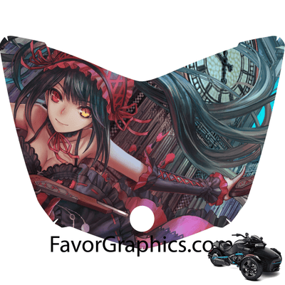 Tokisaki Kurumi Date a Live Vinyl Hood Wrap Decal Sticker Can Am Spyder F3