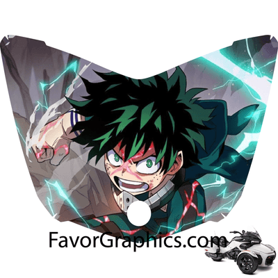 Izuku Midoriya MHA Vinyl Hood Wrap Decal Sticker Can Am Spyder F3