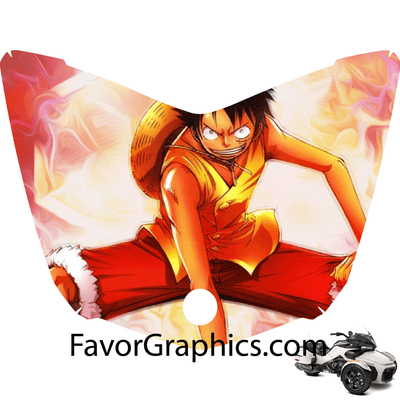 Monkey D. Luffy One Piece Vinyl Hood Wrap Decal Sticker Can Am Spyder F3