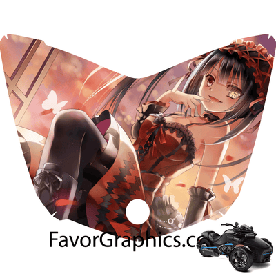 Tokisaki Kurumi Date a Live Vinyl Hood Wrap Decal Sticker Can Am Spyder F3