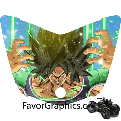 Broly Dragon Ball Vinyl Hood Wrap Decal Sticker Can Am Spyder F3