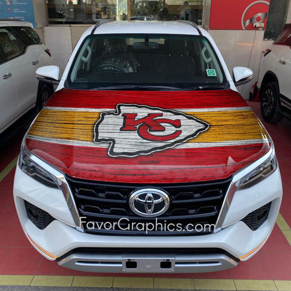 SALE Kansas City CHIEFS Car Hood Cover, NFL Apparel Car