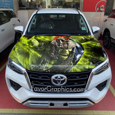 Incredible Hulk Decal Vinyl Car Hood Wrap Sticker