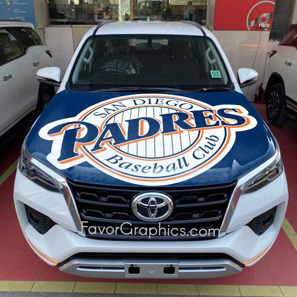 San Diego Padres Itasha Car Vinyl Hood Wrap Decal Sticker