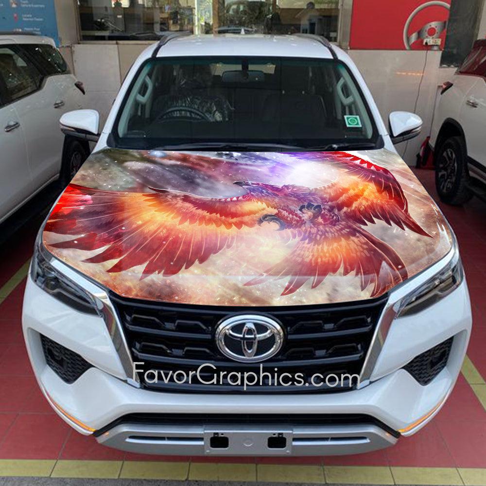 Phoenix Itasha Car Vinyl Hood Wrap Decal Sticker