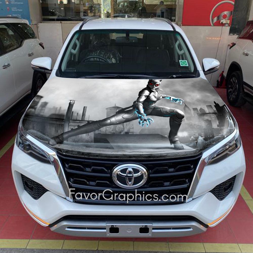 Catwoman Itasha Car Vinyl Hood Wrap Decal Sticker