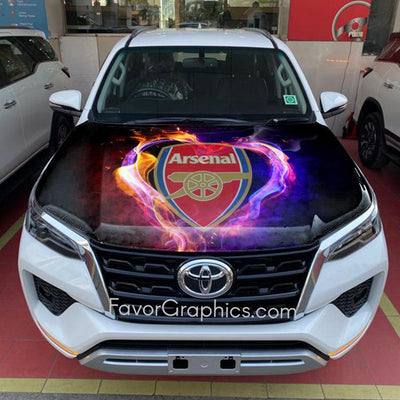 Arsenal Itasha Car Vinyl Hood Wrap Decal Sticker