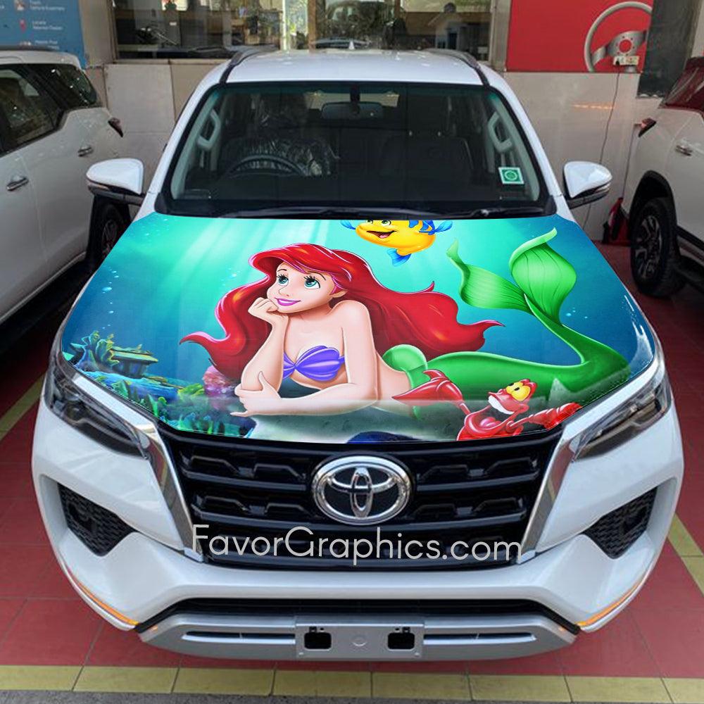 Ariel The Little Mermaid Itasha Car Vinyl Hood Wrap Decal Sticker