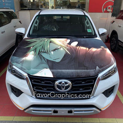 Cloud Strife Itasha Car Vinyl Hood Wrap Decal Sticker