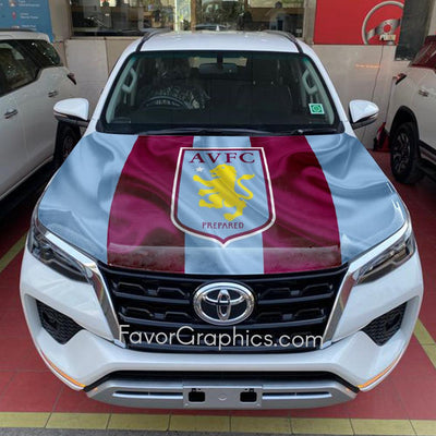 Aston Villa Itasha Car Vinyl Hood Wrap Decal Sticker