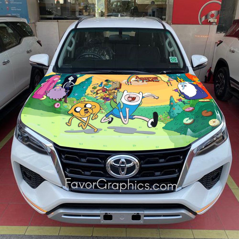 Adventure Time Itasha Car Vinyl Hood Wrap Decal Sticker