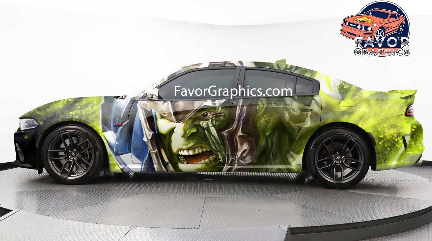 Hulk Itasha Full Car Vinyl Wrap Decal Sticker