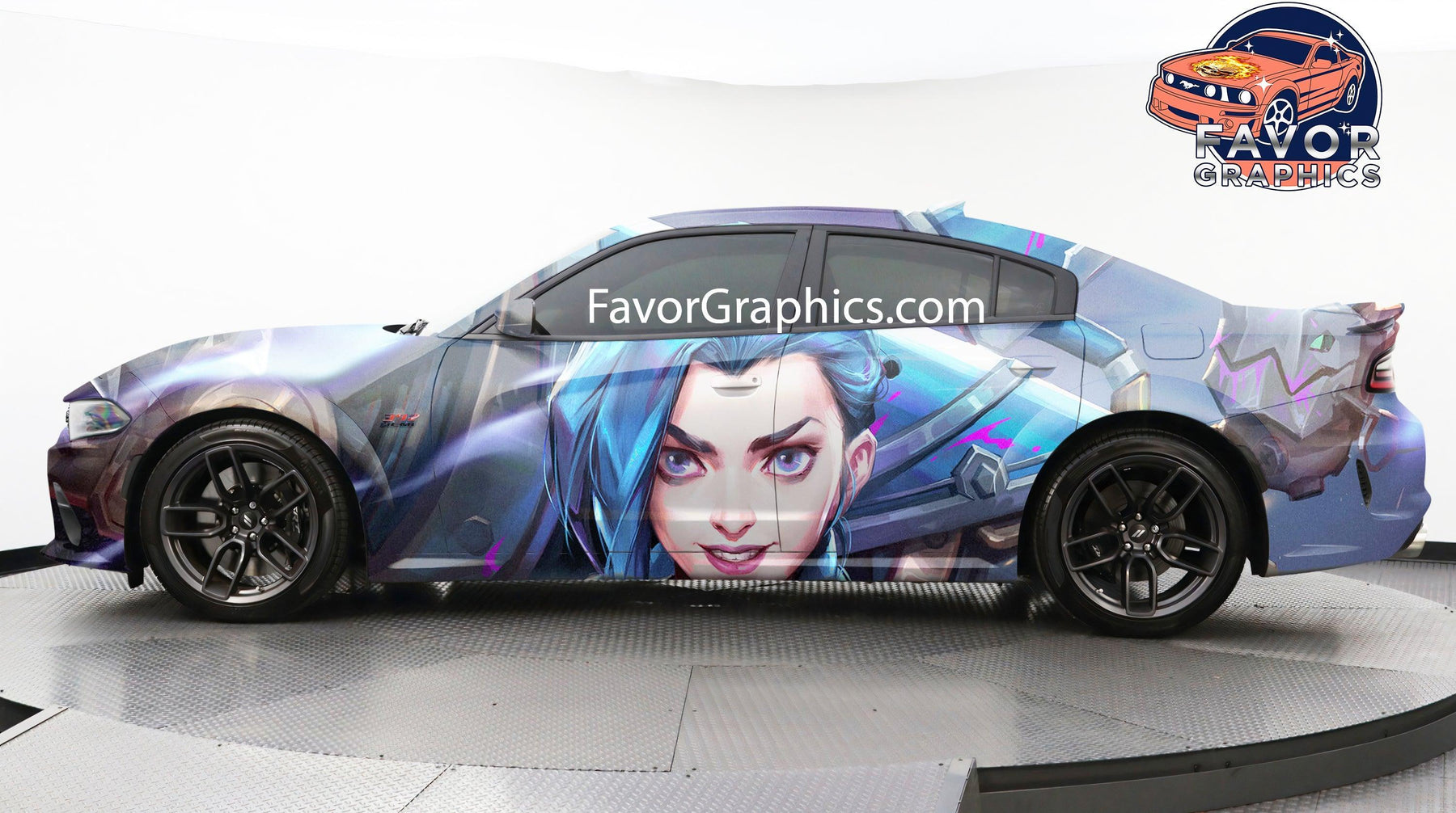 Jinx Decal Code JInx League Of Legends Itasha Full Car Vinyl Wrap Decal Sticker – Favor ...