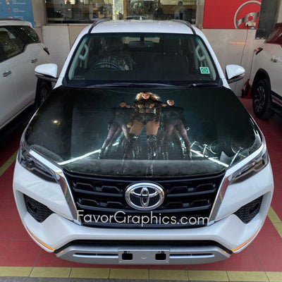 Beyoncé Itasha Car Vinyl Hood Wrap Decal Sticker