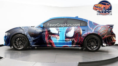 Venom Itasha Full Car Vinyl Wrap Decal Sticker