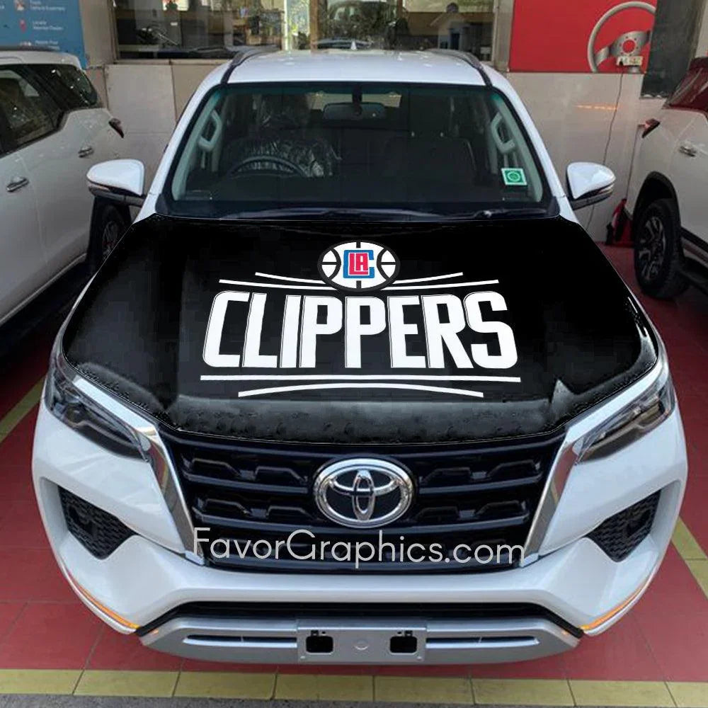 Clipper Wraps LA Clippers Itasha Car Vinyl Hood Wrap Decal Sticker – Favor Graphics