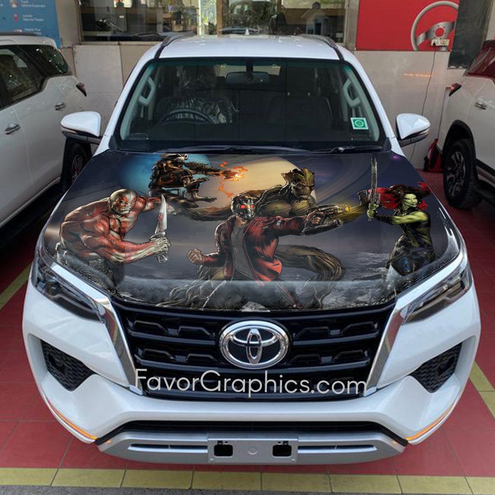 Guardians Of The Galaxy Itasha Car Vinyl Hood Wrap Decal Sticker