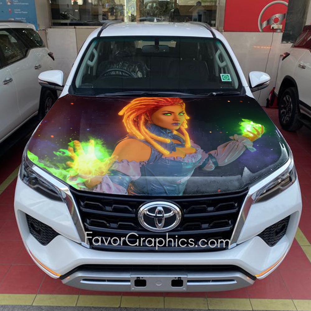 Starfire Teen Titans Itasha Car Vinyl Hood Wrap Decal Sticker