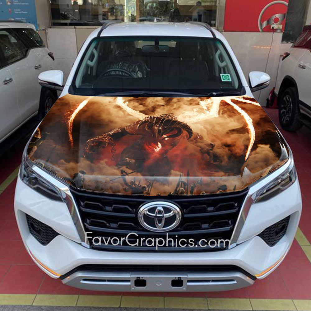 Balrog Itasha Car Vinyl Hood Wrap Decal Sticker