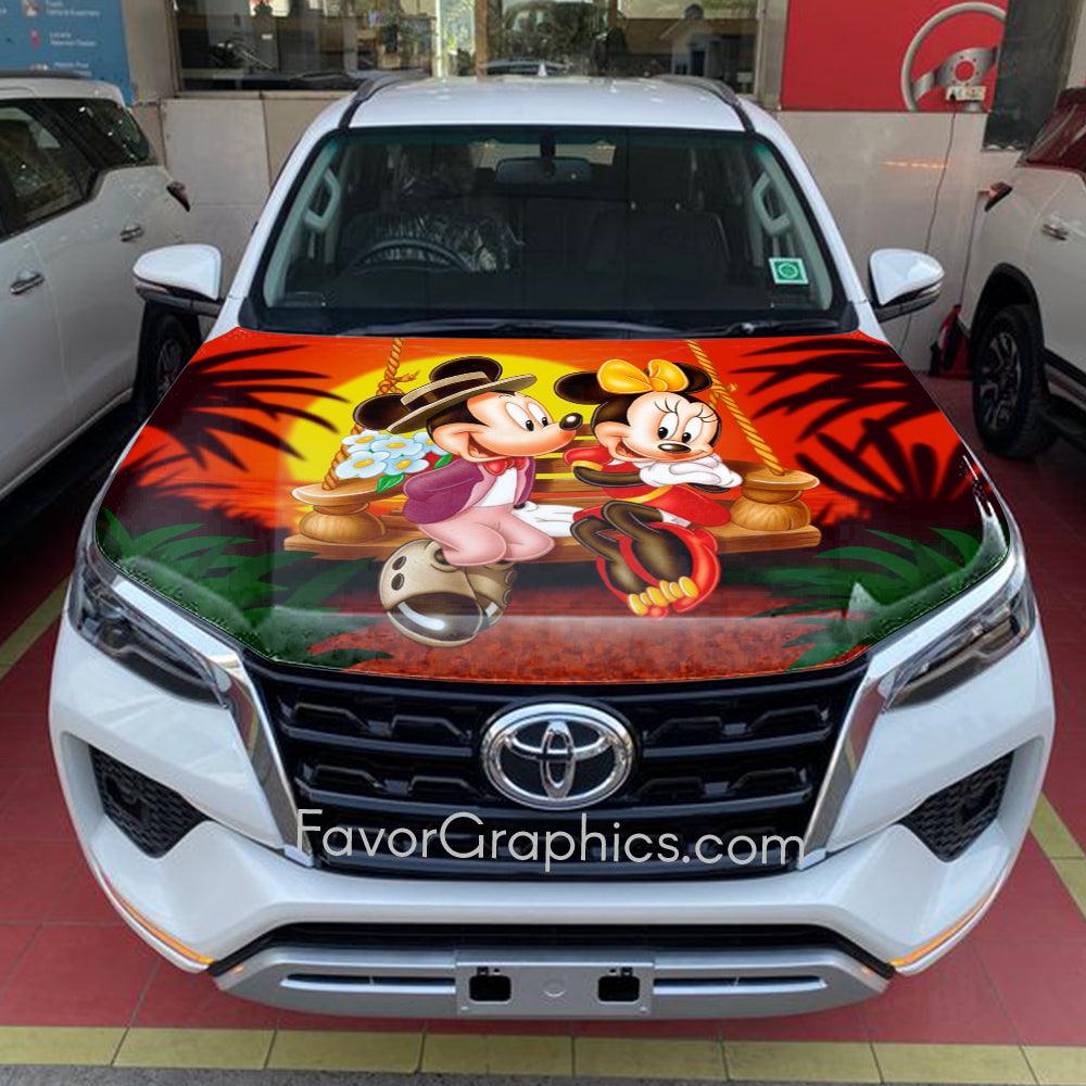 Mickey Mouse Itasha Car Vinyl Hood Wrap Decal Sticker