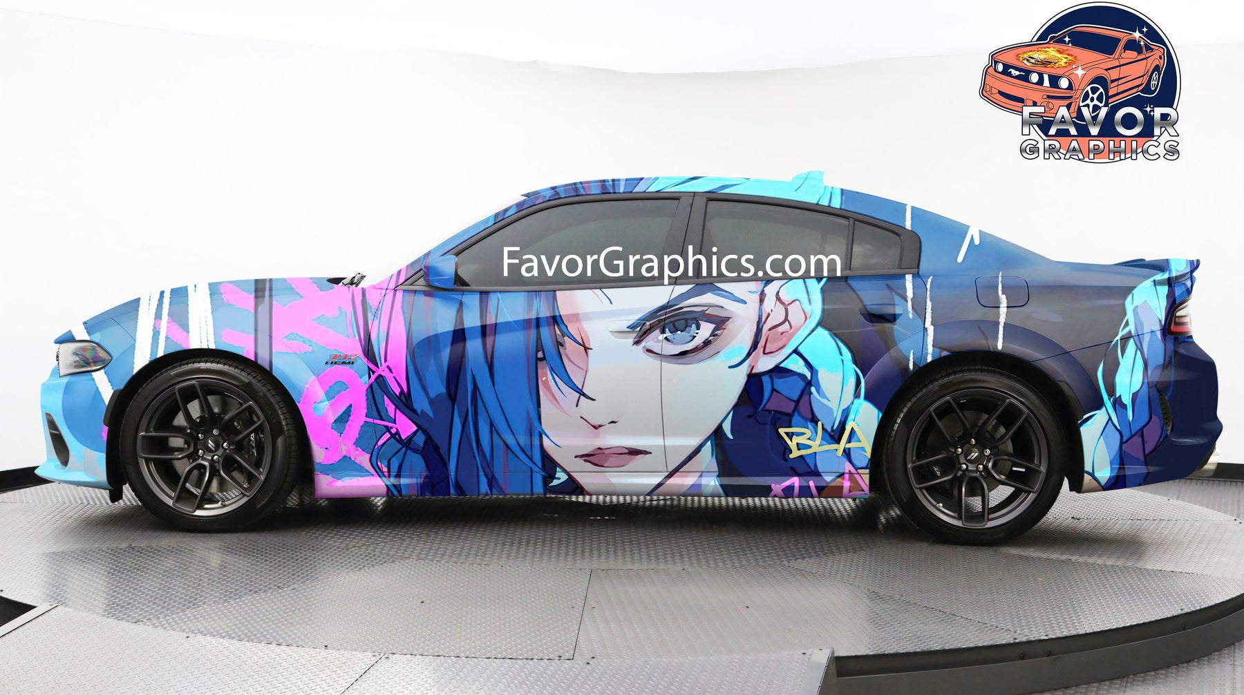 Jinx Decal Code JInx League Of Legends Itasha Full Car Vinyl Wrap Decal Sticker – Favor ...