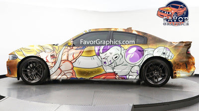 Frieza Dragon Ball Itasha Full Car Vinyl Wrap Decal Sticker