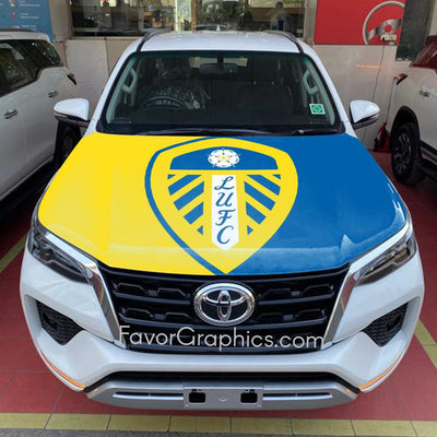 Leeds United Itasha Car Vinyl Hood Wrap Decal Sticker