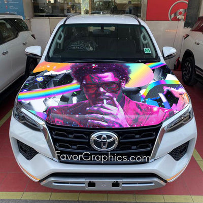 The Weeknd Itasha Car Vinyl Hood Wrap Decal Sticker