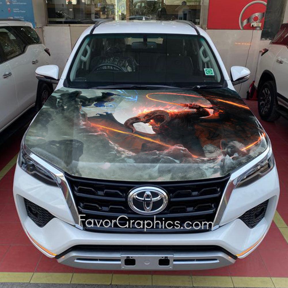 Balrog Itasha Car Vinyl Hood Wrap Decal Sticker