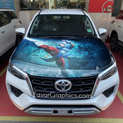 Chun Li Street Fighter Itasha Car Vinyl Hood Wrap Decal Sticker