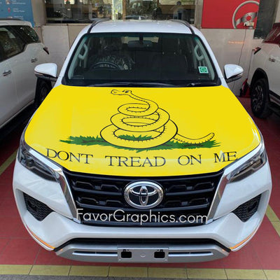 Don't Tread On Me Itasha Car Vinyl Hood Wrap